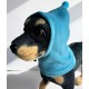 Dog Hat, Soft Warm Fleece Soothing Dog Ears Windproof Quiet Ears for Medium Large Dogs, Hot Pink, XXL