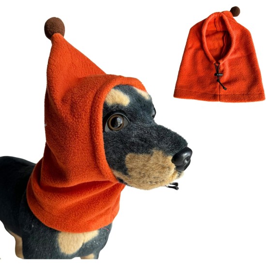 Dog Hat, Soft Warm Fleece Soothing Dog Ears Windproof Quiet Ears for Medium Large Dogs, Hot Pink, XXL Dog Hat, Soft Warm Fleece Soothing Dog Ears Windproof Quiet Ears for Medium Large Dogs, Hot Pink, XXL