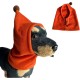 Dog Hat, Soft Warm Fleece Soothing Dog Ears Windproof Quiet Ears for Medium Large Dogs, Hot Pink, XXL