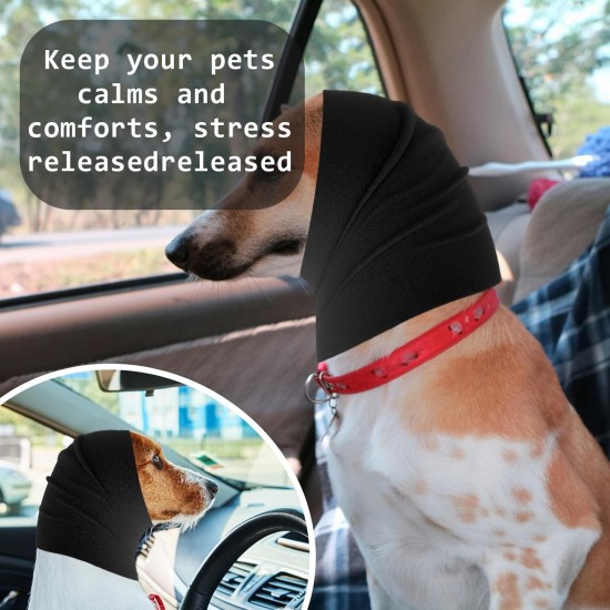 Dog Neck and Ear Warmers for Dogs, Dog Earmuffs Dog Snood Neck and Ear Warmers Dog Neckerchief Headgear for Comfort Dogs Quiet Ear Covers Hood (M,Pink) Dog Neck and Ear Warmers for Dogs, Dog Earmuffs Dog Snood Neck and Ear Warmers Dog Neckerchief Headgear for Comfort Dogs Quiet Ear Covers Hood (M,Pink)