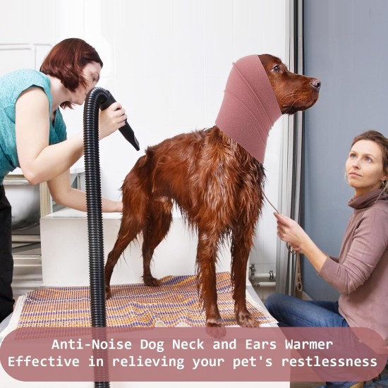 Dog Neck and Ear Warmers for Dogs, Dog Earmuffs Dog Snood Neck and Ear Warmers Dog Neckerchief Headgear for Comfort Dogs Quiet Ear Covers Hood (M,Pink) Dog Neck and Ear Warmers for Dogs, Dog Earmuffs Dog Snood Neck and Ear Warmers Dog Neckerchief Headgear for Comfort Dogs Quiet Ear Covers Hood (M,Pink)