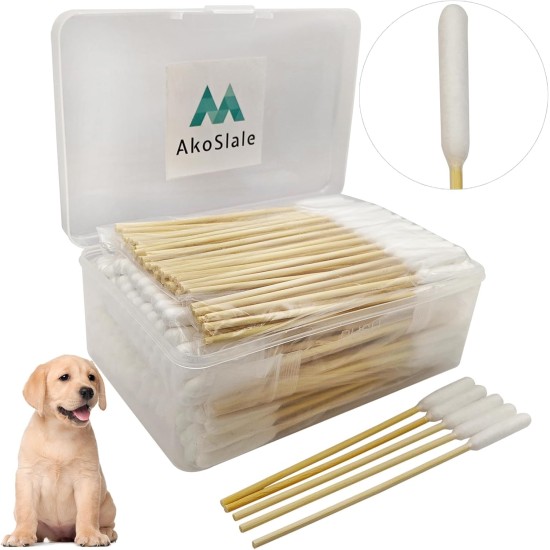 Dog Qtips Long Cotton Buds Bamboo Cotton Buds Suitable for Medication Dog Ear Cleaner Clean Nose Softer Rabbit (6 inch, 500 Pieces) Dog Qtips Long Cotton Buds Bamboo Cotton Buds Suitable for Medication Dog Ear Cleaner Clean Nose Softer Rabbit (6 inch, 500 Pieces)