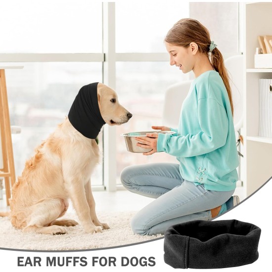 Dog Scarf for Dogs to Reduce Anxiety, Ear Protection and Hearing Protection for Warm Ears and Neck, Noise Protection for Dogs, Ideal for Noise, Suitable for Relaxed Dogs (M, L) Dog Scarf for Dogs to Reduce Anxiety, Ear Protection and Hearing Protection for Warm Ears and Neck, Noise Protection for Dogs, Ideal for Noise, Suitable for Relaxed Dogs (M, L)