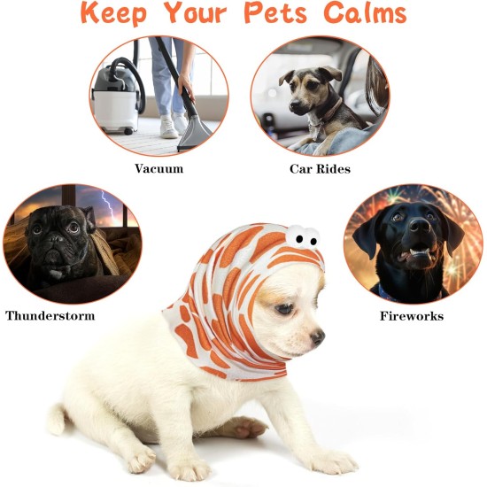 Dog Snood Ear Muffs Hearing Protection for Dogs Noise Protection Pet Ear Flap Head Wrap Hoodie Neck and Ear Warmers for Dogs and Cats Bathing Grooming Reduction Noise Dog Snood Ear Muffs Hearing Protection for Dogs Noise Protection Pet Ear Flap Head Wrap Hoodie Neck and Ear Warmers for Dogs and Cats Bathing Grooming Reduction Noise