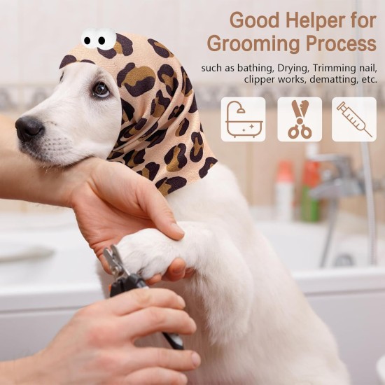 Dog Snood Ear Muffs Hearing Protection for Dogs Noise Protection Pet Ear Flap Head Wrap Hoodie Neck and Ear Warmers for Dogs and Cats Bathing Grooming Reduction Noise Dog Snood Ear Muffs Hearing Protection for Dogs Noise Protection Pet Ear Flap Head Wrap Hoodie Neck and Ear Warmers for Dogs and Cats Bathing Grooming Reduction Noise