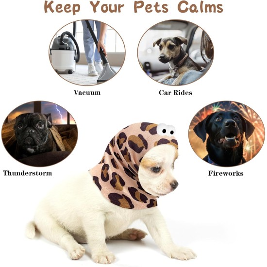 Dog Snood Ear Muffs Hearing Protection for Dogs Noise Protection Pet Ear Flap Head Wrap Hoodie Neck and Ear Warmers for Dogs and Cats Bathing Grooming Reduction Noise Dog Snood Ear Muffs Hearing Protection for Dogs Noise Protection Pet Ear Flap Head Wrap Hoodie Neck and Ear Warmers for Dogs and Cats Bathing Grooming Reduction Noise