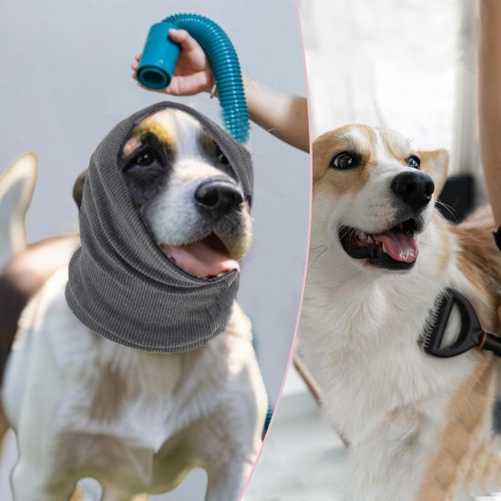 Dog Soothing Headband, Dog Ear Muffs Noise Protection, L, Blue Dog Soothing Headband, Dog Ear Muffs Noise Protection, L, Blue