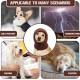 Dog Tube Scarf for Neck and Ear Warmers for Dogs, Earmuffs, Anxiety Relief and Soothing Dog Ears, Warm Winter Pet Tube Scarf, Reduces Noise, Purple, L