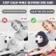 Dog Tube Scarf for Neck and Ear Warmers for Dogs, Earmuffs, Anxiety Relief and Soothing Dog Ears, Warm Winter Pet Tube Scarf, Reduces Noise, Purple, L