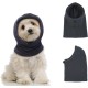 Dog Tube Scarf for Neck and Ear Warmers for Dogs, Earmuffs, Anxiety Relief and Soothing Dog Ears, Warm Winter Pet Tube Scarf, Reduces Noise, Purple, L
