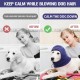 Dog Tube Scarf for Neck and Ear Warmers for Dogs, Earmuffs, Anxiety Relief and Soothing Dog Ears, Warm Winter Pet Tube Scarf, Reduces Noise, Purple, L