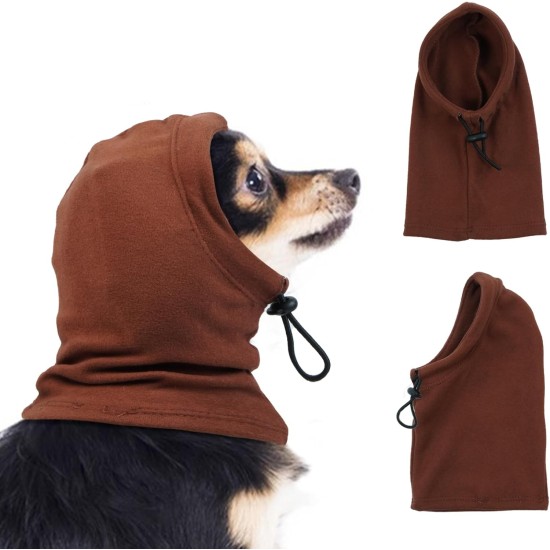 Dog Tube Scarf for Neck and Ear Warmers for Dogs, Earmuffs, Anxiety Relief and Soothing Dog Ears, Warm Winter Pet Tube Scarf, Reduces Noise, Purple, L Dog Tube Scarf for Neck and Ear Warmers for Dogs, Earmuffs, Anxiety Relief and Soothing Dog Ears, Warm Winter Pet Tube Scarf, Reduces Noise, Purple, L