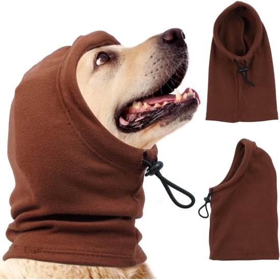 Dog Tube Scarf for Neck and Ear Warmers for Dogs, Earmuffs, Anxiety Relief and Soothing Dog Ears, Warm Winter Pet Tube Scarf, Reduces Noise, Purple, L Dog Tube Scarf for Neck and Ear Warmers for Dogs, Earmuffs, Anxiety Relief and Soothing Dog Ears, Warm Winter Pet Tube Scarf, Reduces Noise, Purple, L