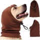 Dog Tube Scarf for Neck and Ear Warmers for Dogs, Earmuffs, Anxiety Relief and Soothing Dog Ears, Warm Winter Pet Tube Scarf, Reduces Noise, Purple, L