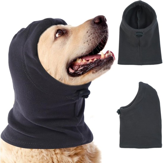 Dog Tube Scarf for Neck and Ear Warmers for Dogs, Earmuffs, Anxiety Relief and Soothing Dog Ears, Warm Winter Pet Tube Scarf, Reduces Noise, Purple, L Dog Tube Scarf for Neck and Ear Warmers for Dogs, Earmuffs, Anxiety Relief and Soothing Dog Ears, Warm Winter Pet Tube Scarf, Reduces Noise, Purple, L