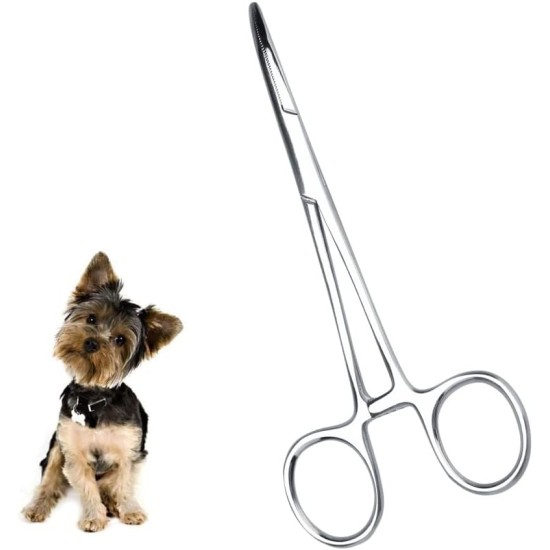 Dog Tweezers for Dog Ears Pet Dog Cat Ear Hair Tweezers Stainless Steel Dog Ear Hair Cleaning Clamp Ear Hair Remover Dog Grooming Tools Pet Dog Trimmer Accessories 14 cm Dog Tweezers for Dog Ears Pet Dog Cat Ear Hair Tweezers Stainless Steel Dog Ear Hair Cleaning Clamp Ear Hair Remover Dog Grooming Tools Pet Dog Trimmer Accessories 14 cm