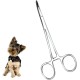 Dog Tweezers for Dog Ears Pet Dog Cat Ear Hair Tweezers Stainless Steel Dog Ear Hair Cleaning Clamp Ear Hair Remover Dog Grooming Tools Pet Dog Trimmer Accessories 14 cm Dog Tweezers for Dog Ears Pet Dog Cat Ear Hair Tweezers Stainless Steel Dog Ear Hair Cleaning Clamp Ear Hair Remover Dog Grooming Tools Pet Dog Trimmer Accessories 14 cm