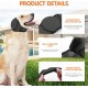 Duuclume Waterproof Dog Earmuffs for Grooming, Bathing, Swimming, Soothing Hoodie, Earmuffs, Noise Protection for Blow Drying, Sleep Aid, Headband (Grey, S) Duuclume Waterproof Dog Earmuffs for Grooming, Bathing, Swimming, Soothing Hoodie, Earmuffs, Noise Protection for Blow Drying, Sleep Aid, Headband (Grey, S)