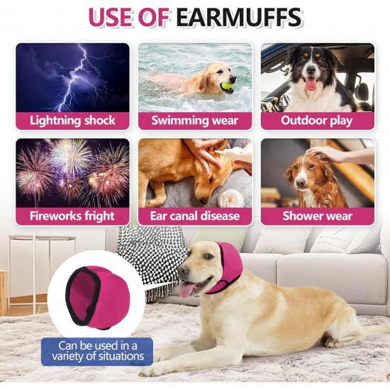 Duuclume Waterproof Dog Earmuffs for Grooming, Bathing, Swimming, Soothing Hoodie, Earmuffs, Noise Protection for Blow Drying, Sleep Aid, Headband (Grey, S) Duuclume Waterproof Dog Earmuffs for Grooming, Bathing, Swimming, Soothing Hoodie, Earmuffs, Noise Protection for Blow Drying, Sleep Aid, Headband (Grey, S)