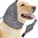 EASY JOY Adjustable Dog Ear Muffs Noise Protection, Small Dog Earmuffs for Comfort Small Dog Earmuffs, Earmuffs for Pets, Dog Neck and Ears Warmer, Dog Hoodie, Anti Anxiety Snood
