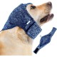EASY JOY Adjustable Dog Ear Muffs Noise Protection, Small Dog Earmuffs for Comfort Small Dog Earmuffs, Earmuffs for Pets, Dog Neck and Ears Warmer, Dog Hoodie, Anti Anxiety Snood