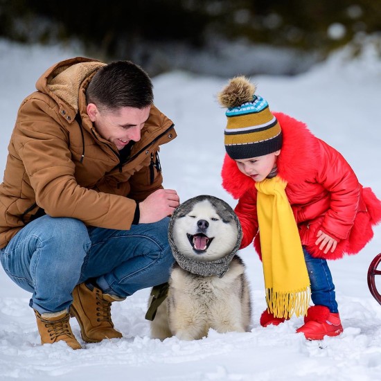 EASY JOY Adjustable Earmuffs Dog, Adjustable Earmuffs for Pets, Earmuffs for Dogs, Dog Soothing Headwear, Grey M EASY JOY Adjustable Earmuffs Dog, Adjustable Earmuffs for Pets, Earmuffs for Dogs, Dog Soothing Headwear, Grey M