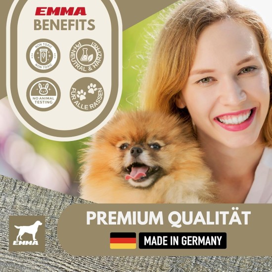 EMMA Ear Cleaner Dog & Eye Drops Dog - Ear Drops for Dogs - First Aid Set Dogs - Ear Cleaning Against Itching & Protection - Ear Care Ear Cleaner Tear Stains Dog Remove 2 x 100 ml EMMA Ear Cleaner Dog & Eye Drops Dog - Ear Drops for Dogs - First Aid Set Dogs - Ear Cleaning Against Itching & Protection - Ear Care Ear Cleaner Tear Stains Dog Remove 2 x 100 ml