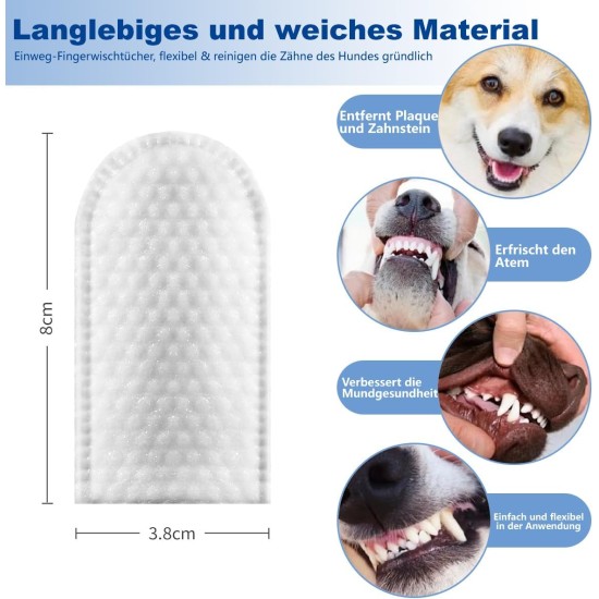 Ear Care Finger Pads for Dogs & Cats Pack of 50 - Ear Cleaner for Dogs - Disposable Cleaning Finger Cots for Ears, Chin & Eyes, Dog Ear Cleaners - Practical Ear Cleaner Dog (SJZT-1-50pcs) Ear Care Finger Pads for Dogs & Cats Pack of 50 - Ear Cleaner for Dogs - Disposable Cleaning Finger Cots for Ears, Chin & Eyes, Dog Ear Cleaners - Practical Ear Cleaner Dog (SJZT-1-50pcs)