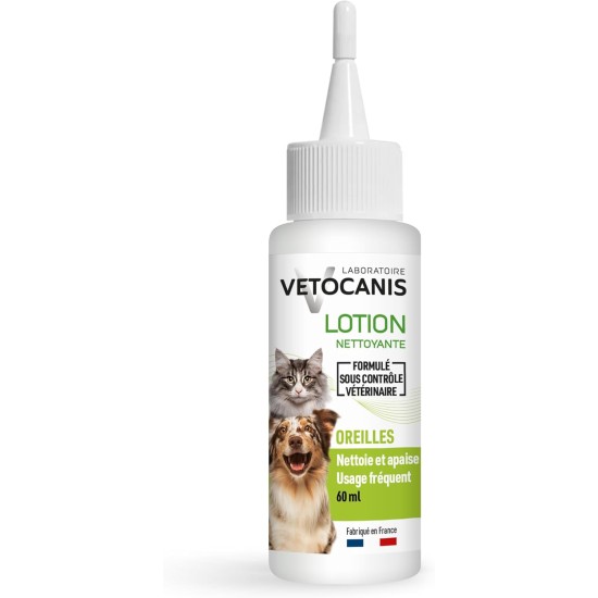 Ear Cleaner for Dogs and Cats, 60 ml, Wet Wipes for Grooming Dog and Cat, Ear Cleaner, Cat and Dog Paw Cleaner, Pack of 100 Wipes Ear Cleaner for Dogs and Cats, 60 ml, Wet Wipes for Grooming Dog and Cat, Ear Cleaner, Cat and Dog Paw Cleaner, Pack of 100 Wipes