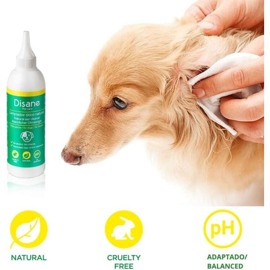 Ear Cleaner for Dogs with Natural Ingredients | Remove Earwax, Dirt and Secretions to Avoid Ear Inflammation | For Dog Ear Care Ear Cleaner for Dogs with Natural Ingredients | Remove Earwax, Dirt and Secretions to Avoid Ear Inflammation | For Dog Ear Care
