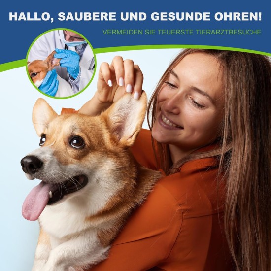 Ear Cleaning Wipes for Dogs, Finger Ear Cleaning Wipes for Dogs and Cats, Gently Remove Earwax, Soothe and Deodorize, Relieve Ear Itch, Pet Supplies, 60 Pack Ear Cleaning Wipes for Dogs, Finger Ear Cleaning Wipes for Dogs and Cats, Gently Remove Earwax, Soothe and Deodorize, Relieve Ear Itch, Pet Supplies, 60 Pack