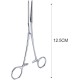 Ear Hair Tweezers for Pets, Stainless Steel Hemostat, Pet Tweezers for Dogs and Cats, Hemostat, Veterinary Pliers, Pet Puller Tweezers, Clamp with Straight End, Pet Puller Tweezers