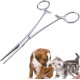 Ear Hair Tweezers for Pets, Stainless Steel Hemostat, Pet Tweezers for Dogs and Cats, Hemostat, Veterinary Pliers, Pet Puller Tweezers, Clamp with Straight End, Pet Puller Tweezers