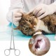Ear Hair Tweezers for Pets, Stainless Steel Hemostat, Pet Tweezers for Dogs and Cats, Hemostat, Veterinary Pliers, Pet Puller Tweezers, Clamp with Straight End, Pet Puller Tweezers