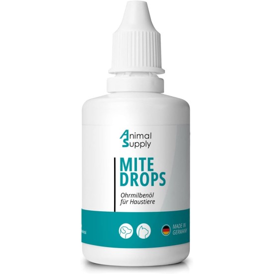 Ear Mite Oil for Pets 50 ml Instant Effective Remedy for Dogs, Cats & Pets - Against Ear Mites with Chamomile, Gentle Care for Itching in the Ear Ear Mite Oil for Pets 50 ml Instant Effective Remedy for Dogs, Cats & Pets - Against Ear Mites with Chamomile, Gentle Care for Itching in the Ear