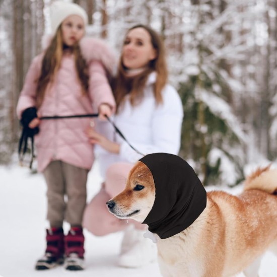 Ear Muffs without Flap for Dogs, Snoods for Medium Dogs, Earmuffs for Noise Protection, Earmuffs for Pets to Relieve Anxiety of Thunder (M, 20 x 15 cm) Ear Muffs without Flap for Dogs, Snoods for Medium Dogs, Earmuffs for Noise Protection, Earmuffs for Pets to Relieve Anxiety of Thunder (M, 20 x 15 cm)