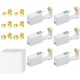 Ear Piercing Gun, 6/9/10/12 Pieces Ear Piercing Sterile Sterile Safety Ear Piercing Gun, Piercing Gun with Stud Earrings, Painless Self-Piercing Tool Ear Piercing Gun, 6/9/10/12 Pieces Ear Piercing Sterile Sterile Safety Ear Piercing Gun, Piercing Gun with Stud Earrings, Painless Self-Piercing Tool
