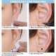 Ear Piercing Gun, 6/9/10/12 Pieces Ear Piercing Sterile Sterile Safety Ear Piercing Gun, Piercing Gun with Stud Earrings, Painless Self-Piercing Tool Ear Piercing Gun, 6/9/10/12 Pieces Ear Piercing Sterile Sterile Safety Ear Piercing Gun, Piercing Gun with Stud Earrings, Painless Self-Piercing Tool