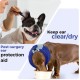 Ear Protection Dog, Dog Ear Pain Dog Headphones Headband Hearing Protection Dog Soothing Ear Protection Dog for Dog Hearing Protection Winter Dog Head Wrap with Cord Fix (Grey, M)