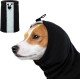 Ear Protection Dog, Dog Ear Pain Dog Headphones Headband Hearing Protection Dog Soothing Ear Protection Dog for Dog Hearing Protection Winter Dog Head Wrap with Cord Fix (Grey, M)