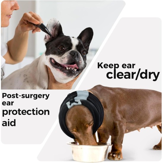 Ear Protection Dog, Dog Ear Pain Dog Headphones Headband Hearing Protection Dog Soothing Ear Protection Dog for Dog Hearing Protection Winter Dog Head Wrap with Cord Fix (Grey, M) Ear Protection Dog, Dog Ear Pain Dog Headphones Headband Hearing Protection Dog Soothing Ear Protection Dog for Dog Hearing Protection Winter Dog Head Wrap with Cord Fix (Grey, M)