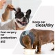 Ear Protection Dog, Dog Ear Pain Dog Headphones Headband Hearing Protection Dog Soothing Ear Protection Dog for Dog Hearing Protection Winter Dog Head Wrap with Cord Fix (Grey, M)
