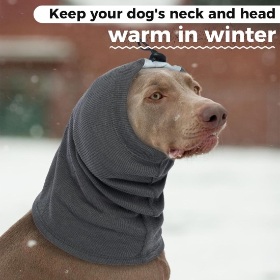 Ear Protection Dog, Dog Ear Pain Dog Headphones Headband Hearing Protection Dog Soothing Ear Protection Dog for Dog Hearing Protection Winter Dog Head Wrap with Cord Fix (Grey, M) Ear Protection Dog, Dog Ear Pain Dog Headphones Headband Hearing Protection Dog Soothing Ear Protection Dog for Dog Hearing Protection Winter Dog Head Wrap with Cord Fix (Grey, M)