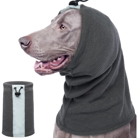 Ear Protection Dog, Dog Ear Pain Dog Headphones Headband Hearing Protection Dog Soothing Ear Protection Dog for Dog Hearing Protection Winter Dog Head Wrap with Cord Fix (Grey, M) Ear Protection Dog, Dog Ear Pain Dog Headphones Headband Hearing Protection Dog Soothing Ear Protection Dog for Dog Hearing Protection Winter Dog Head Wrap with Cord Fix (Grey, M)