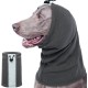Ear Protection Dog, Dog Ear Pain Dog Headphones Headband Hearing Protection Dog Soothing Ear Protection Dog for Dog Hearing Protection Winter Dog Head Wrap with Cord Fix (Grey, M)