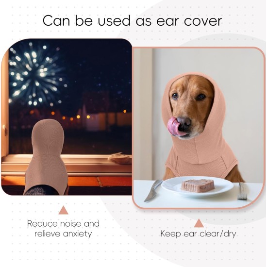Ear Protection Dog, Ear Protection, Dog Blood Ear Noise Protection, Dog Ear Pain Ear Protection, Dogs for Wounds, Dogs, Ear Protection, New Year's Eve, Soothing Vest for Dogs, Body Shirt with Neck Ear Protection Dog, Ear Protection, Dog Blood Ear Noise Protection, Dog Ear Pain Ear Protection, Dogs for Wounds, Dogs, Ear Protection, New Year's Eve, Soothing Vest for Dogs, Body Shirt with Neck