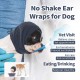 Ear Protection for Dogs Soothing with Adjustable Self-Adhesive Pet Ear Flap Head Wrap Earmuffs Winter Hat Ear Protection Dog for Anxiety Relief and Soothing (L)