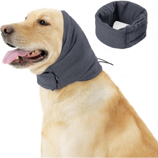 Earmuffs for Dogs, Breathable Hearing Protection for Dogs, Pet Hat with Self-Adhesive Attachment to Relieve Anxiety in Dogs, Calming Earmuffs for Dogs, Breathable Hearing Protection for Dogs, Pet Hat with Self-Adhesive Attachment to Relieve Anxiety in Dogs, Calming