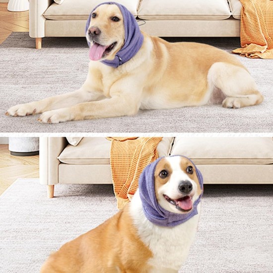 Earmuffs for Dogs, Without Flap, Soothing Dog Ear Cover, Noise Protection, Pet Ear Wrap for Dogs, Anxiety Relief, Hearing Protection Earmuffs for Dogs, Without Flap, Soothing Dog Ear Cover, Noise Protection, Pet Ear Wrap for Dogs, Anxiety Relief, Hearing Protection