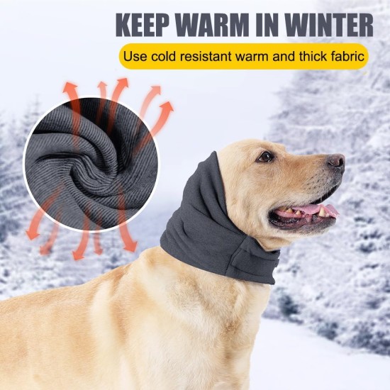 Earmuffs for Dogs, Without Flap, Soothing Dog Ear Cover, Noise Protection, Pet Ear Wrap for Dogs, Anxiety Relief, Hearing Protection Earmuffs for Dogs, Without Flap, Soothing Dog Ear Cover, Noise Protection, Pet Ear Wrap for Dogs, Anxiety Relief, Hearing Protection